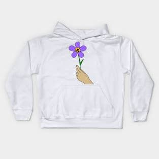 Stressed flower Kids Hoodie